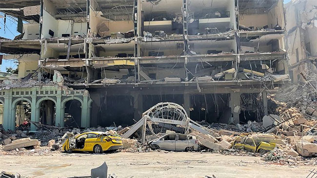 22 dead in apparent gas explosion at hotel in Cuba