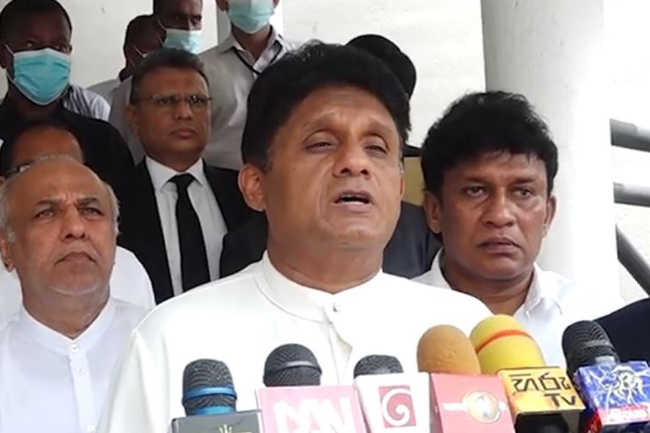 Sajith sets conditions for supporting an all-party govt