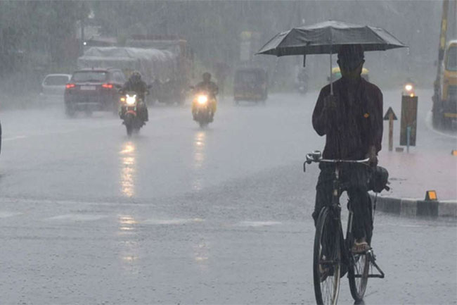 Showery conditions to enhance during next few days