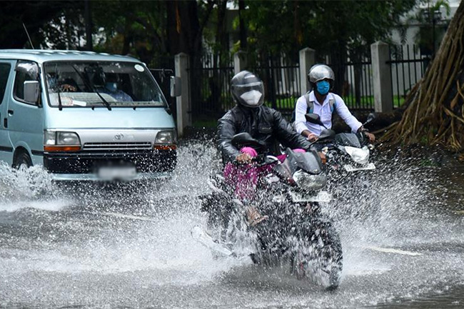 Showery condition to continue; heavy rains above 150mm in some areas