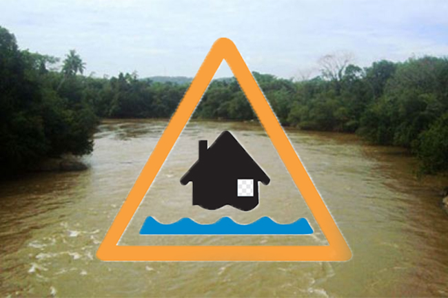 ‘Amber’ flood warning for several low-lying areas of Kalu River