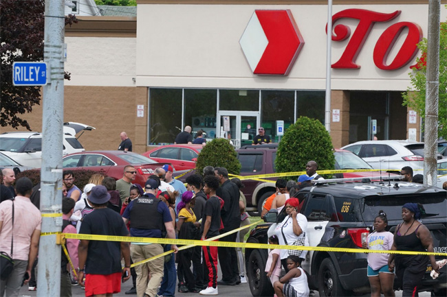 Ten killed in suspected racially-motivated shooting in US