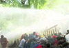 Police use tear gas and water cannons to disperse IUSF protesters