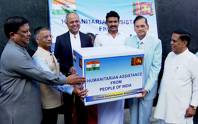 India hands over relief supplies worth over Rs. 2 billion to Sri Lanka