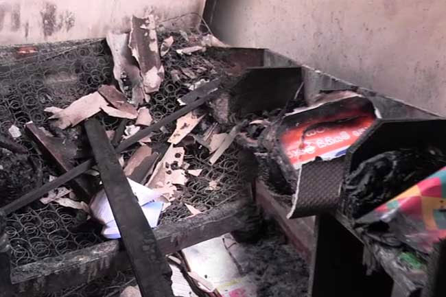 Fuel station owner’s residence set on fire
