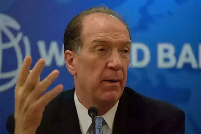 World Bank chief warns over global recession