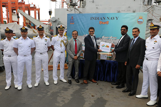 India delivers another consignment of medicinal drugs and supplies to Sri Lanka