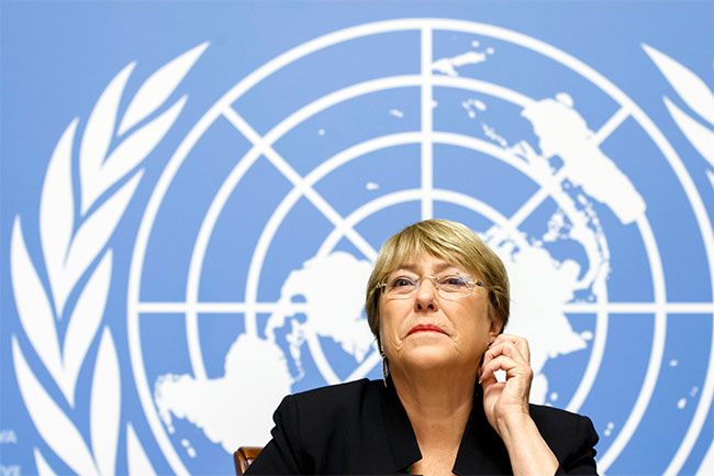 UN rights chief Michelle Bachelet will not seek second term