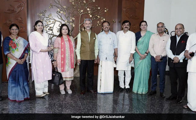 Indian Foreign Minister chairs panel meet on Sri Lanka, calls for unanimous support