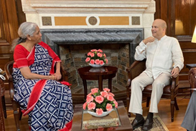 Indian Finance Minister assures “fullest support” to Sri Lanka’s economic recovery	 