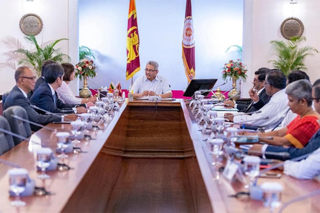 Will assist Sri Lanka in line with IMF policies, delegation tells President