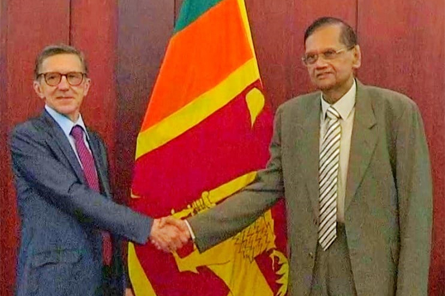 GL briefs Russian envoy on Sri Lankas crisis situation