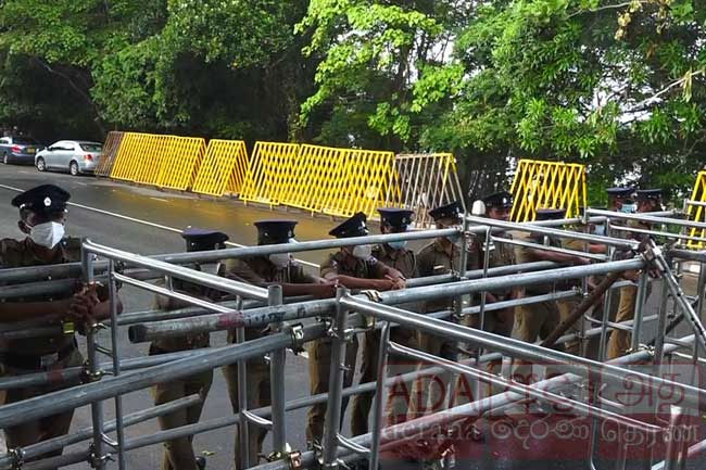 Parliament entry roads closed off as security tightened