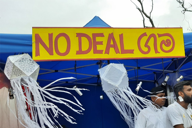 Protesters decide to vacate ‘No Deal Gama’ protest site