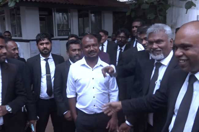 Nine arrested during Galle Face military raid granted bail