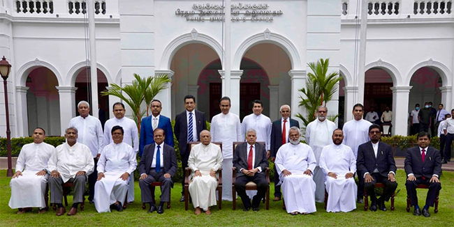 New Cabinet of Ministers sworn in