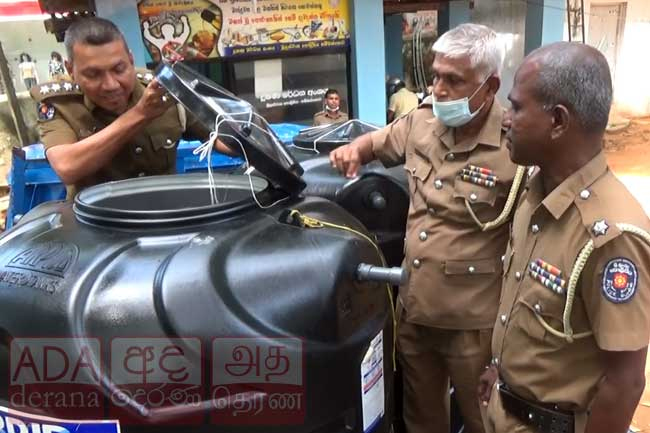 Hambantota Police seize 1,900 litres of hoarded diesel
