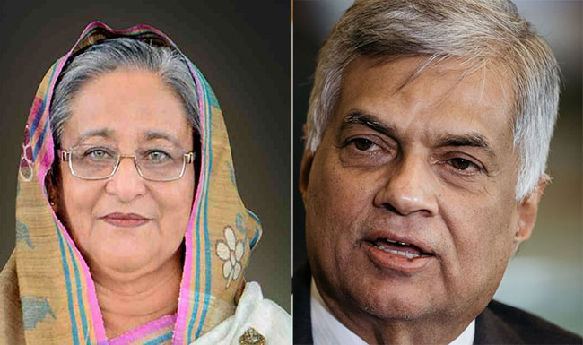 Bangladesh PM Sheikh Hasina congratulates President Ranil