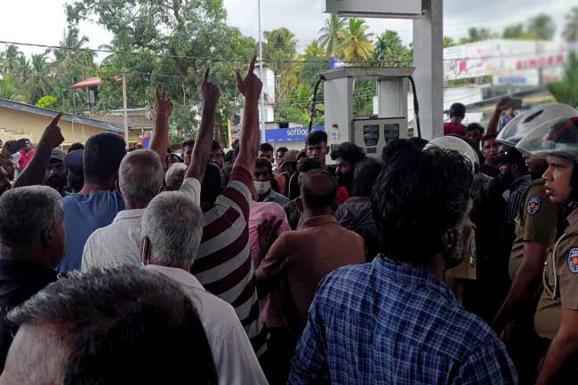 Thirteen arrested over unruly behaviour at filling stations