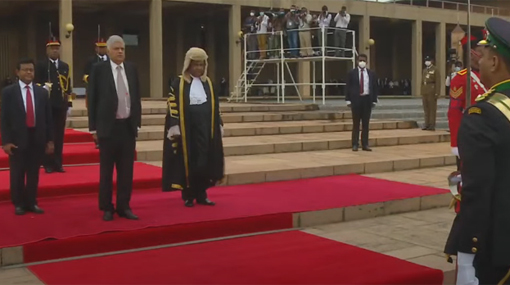 Ceremonial opening of third session of Ninth Parliament