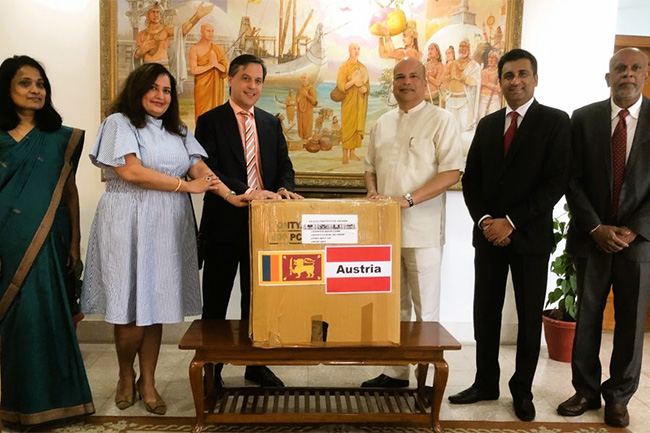 Austria donates consignment of essential medicines to Sri Lanka