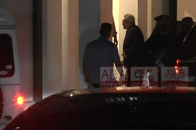 Gotabaya arrives at residence in Colombo