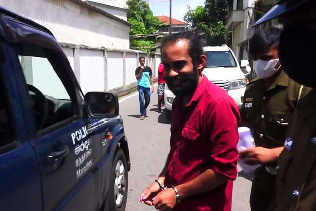 Lahiru Weerasekara produced before judicial medical officer