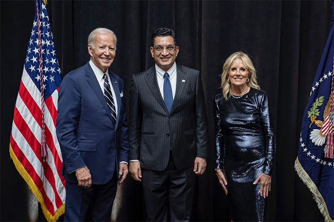 Foreign Minister Sabry meets US President Joe Biden