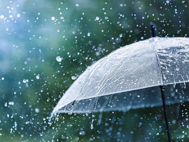 Showers expected in parts of the country
