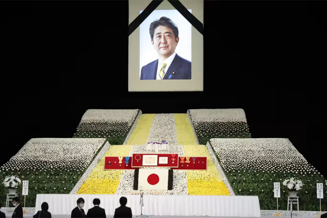 Japan honours assassinated PM Shinzo Abe in controversial state funeral