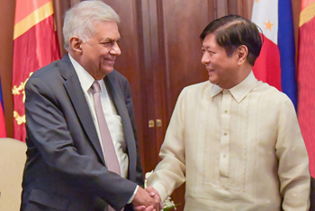 President Ranil calls on Filipino counterpart...