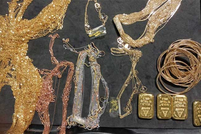 Four arrested at BIA with gold worth over Rs. 170 million