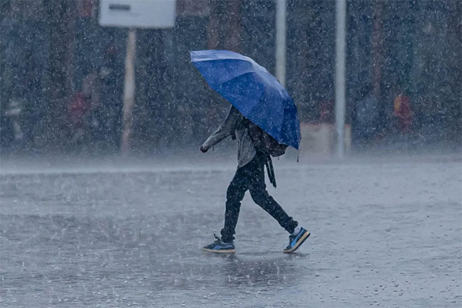 Fairly heavy rainfall expected in parts of the island