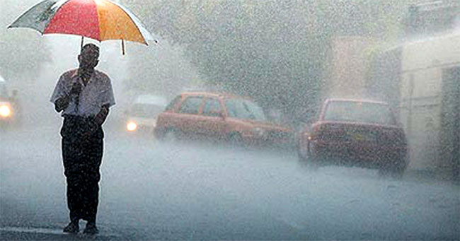 Heavy rainfall expected in parts of the country