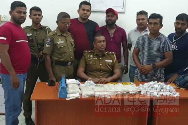 Over 6kg of heroin and ammunition seized in Kesbewa