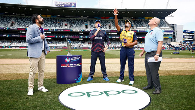 ICC T20 WC: Sri Lanka wins toss, opts to field first against Namibia