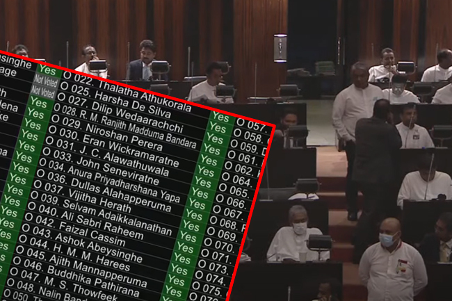 Second reading of 22A draft bill passed in parliament