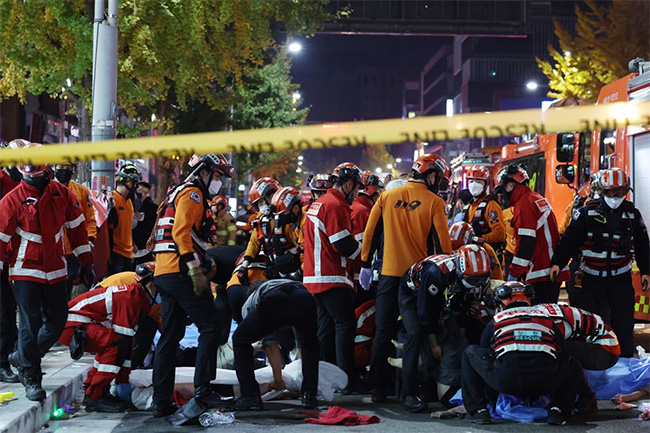 Dozens suffer cardiac arrest during Halloween festivities in Seoul