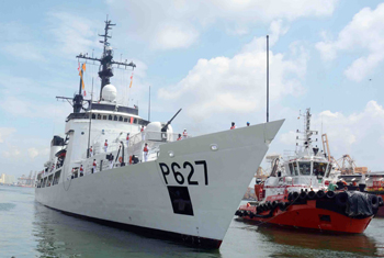US-donated offshore patrol vessel...