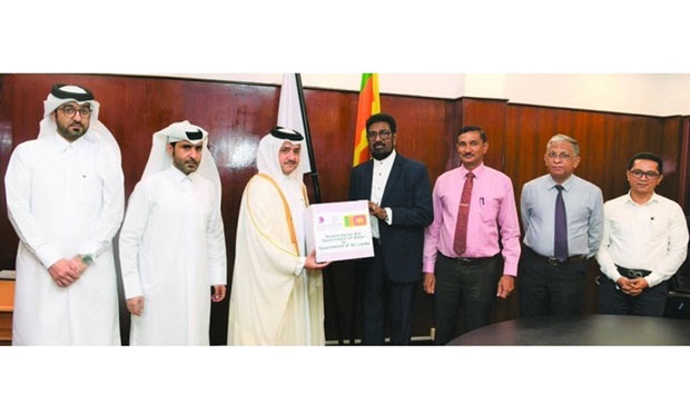 Qatar Fund for Development sends 4.7 tons of urgent medical aid to Sri Lanka