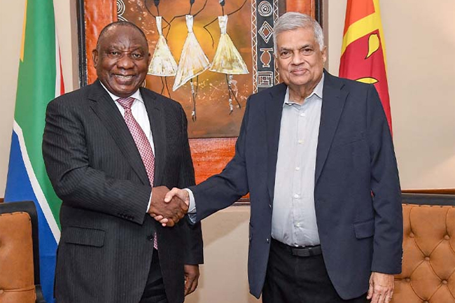 SL, South Africa to further strengthen bilateral ties based on economic ...