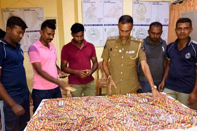 78,600 intoxicating pills seized in Kalubowila