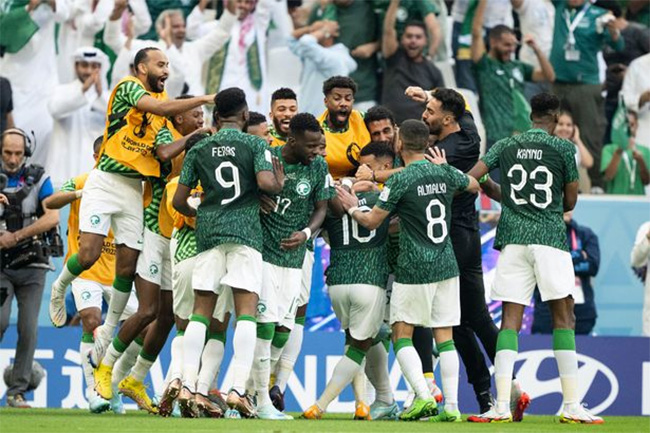 Saudi Arabia jubilant after World Cup win over Argentina, declares public holiday
