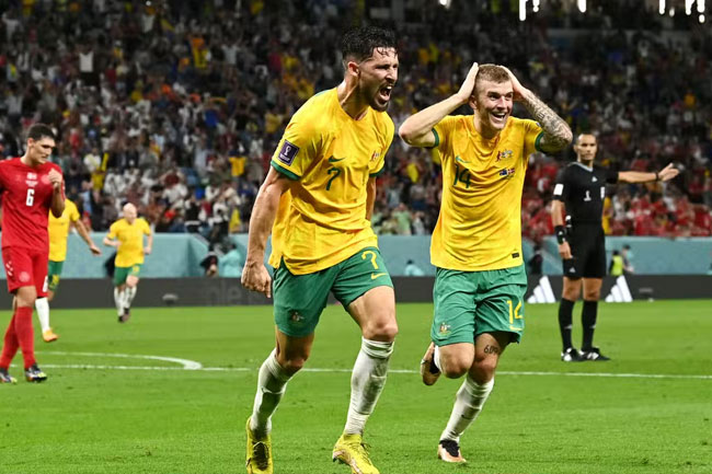 FIFA World Cup: Australia pull off historic win to qualify for round of 16