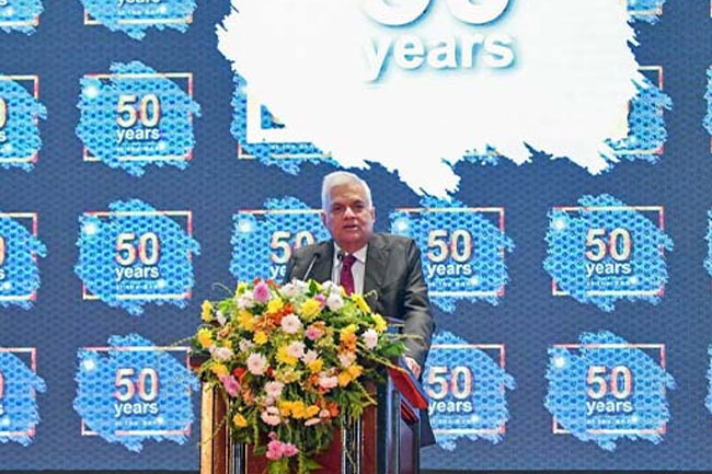 President Ranil Wickremesinghe felicitated on completing 50 years at Bar