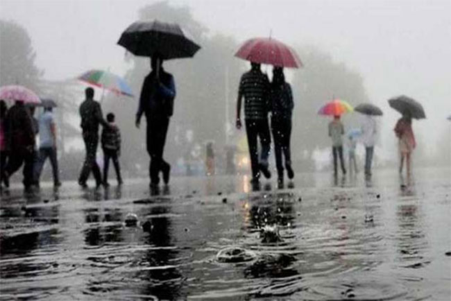 Fairly heavy showers expected in parts of the country