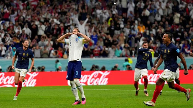 France defeat England after Kane misses crucial penalty