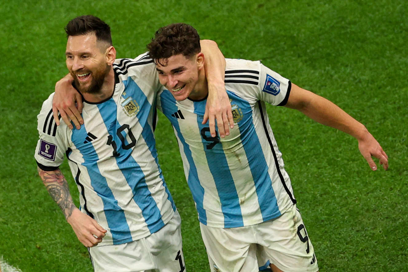 Messi, Alvarez shine as Argentina beat Croatia to reach World Cup finals