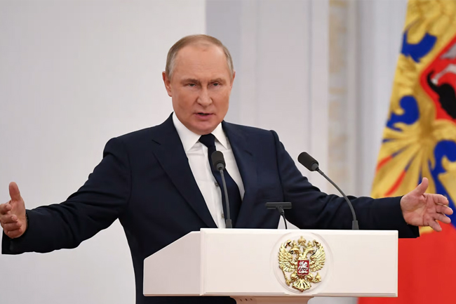 Putin says Russia ready to negotiate over Ukraine