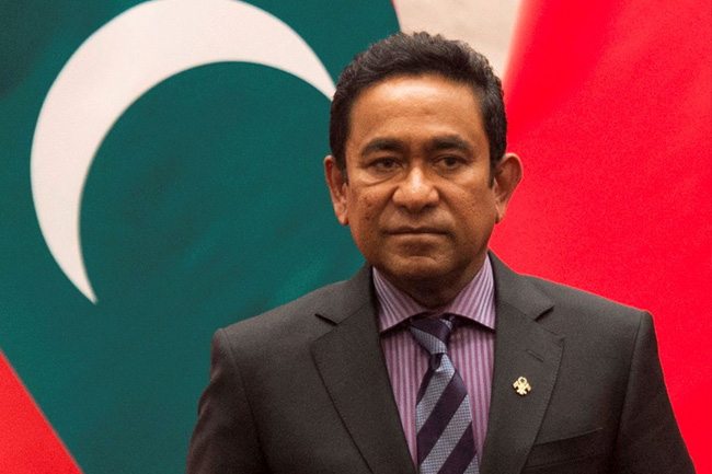 Maldives former president Yameen gets 11-year jail term